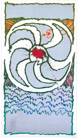 Litografía Alechinsky - Tout à trac