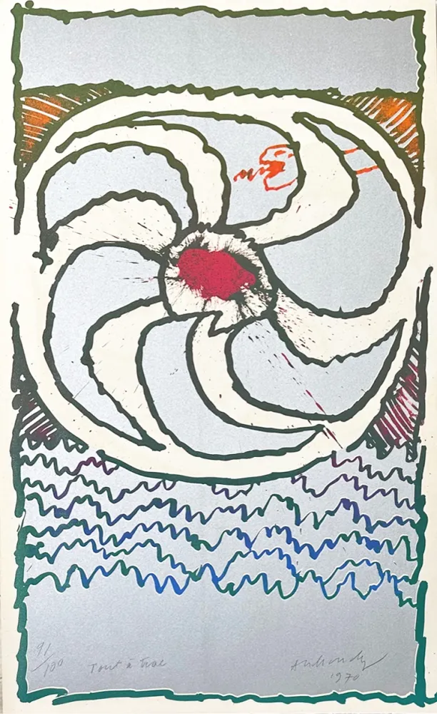 Litografía Alechinsky - Tout à trac