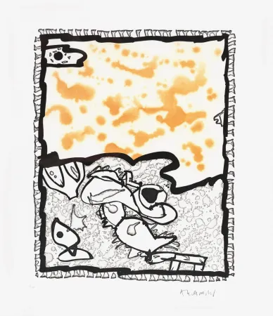 Linograbado Alechinsky - Traité des excitants modernes 05