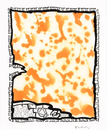 Linograbado Alechinsky - Traité des excitants modernes 06