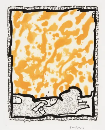 Linograbado Alechinsky - Traité des excitants modernes 06