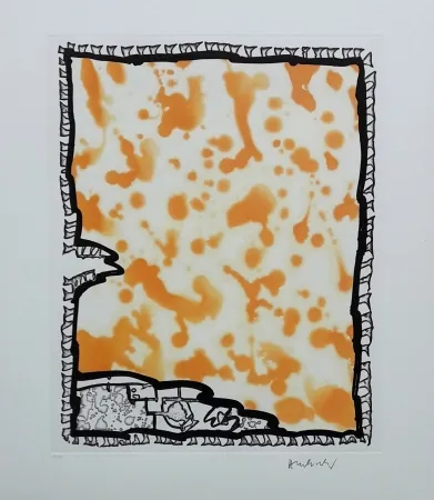 Grabado Alechinsky - Traité des excitants modernes 