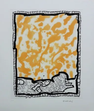 Grabado Alechinsky - Traité des excitants modernes