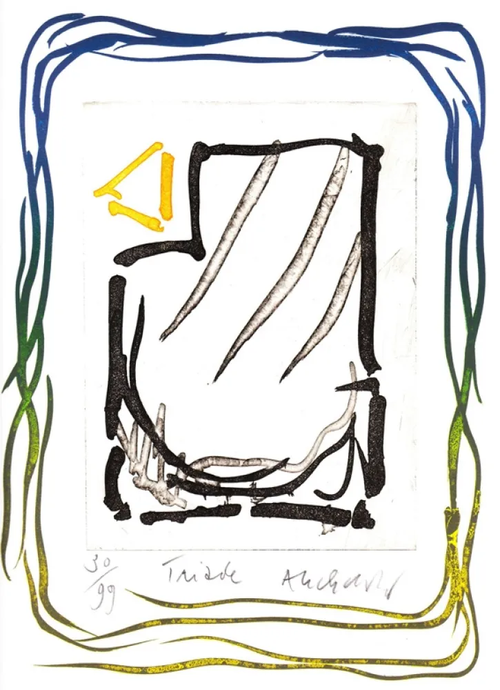 Litografía Alechinsky - Triade 