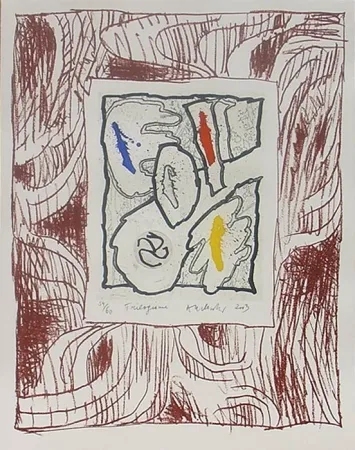 Grabado En Madera Alechinsky - Trilogisme