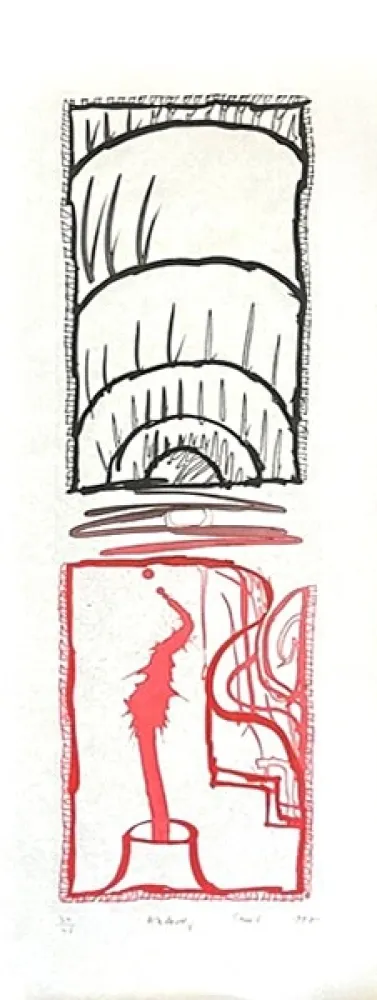 Grabado Alechinsky - Trio