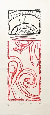 Grabado Alechinsky - Trio