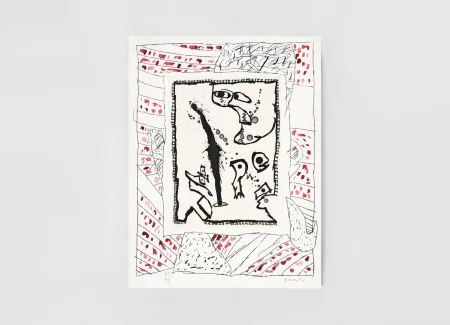Grabado Alechinsky - Troll