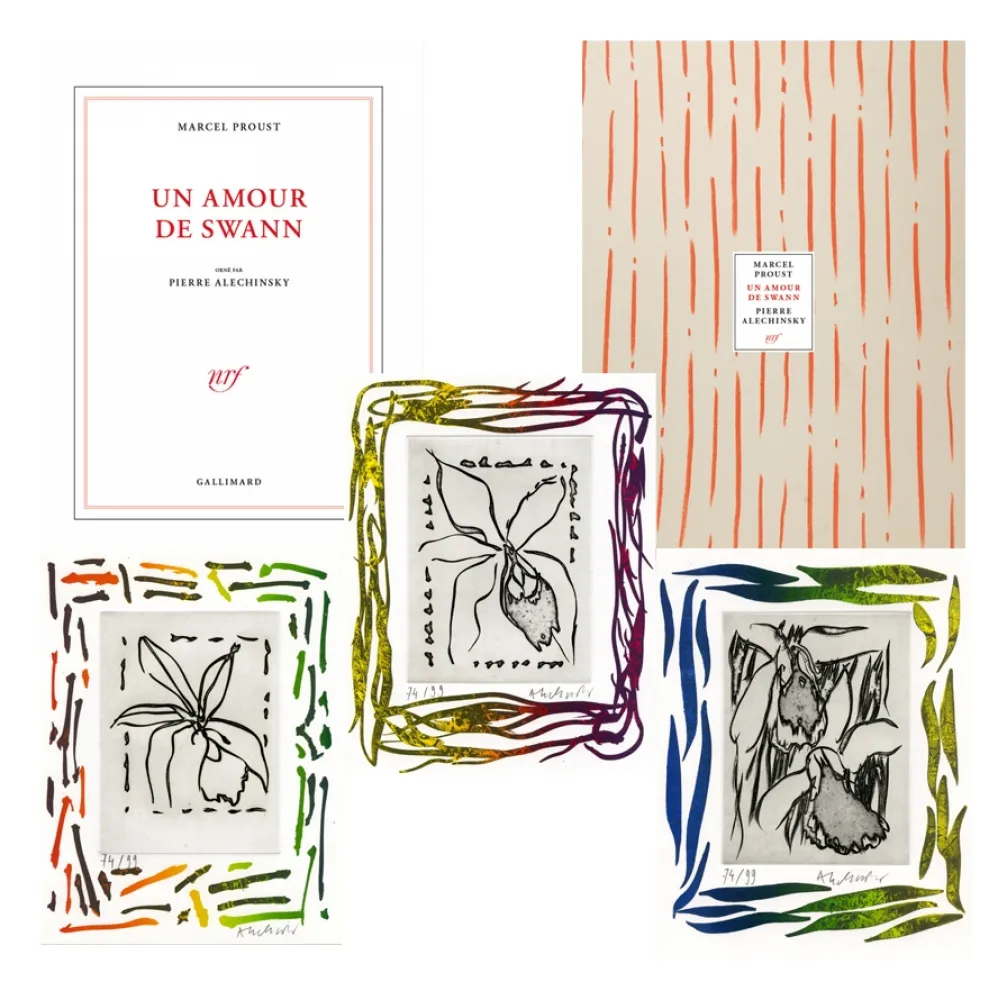 Grabado Alechinsky - Un amour de Swann illustré par Pierre Alechinsky