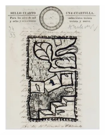 Aguafuerte Alechinsky - Una Cuartilla