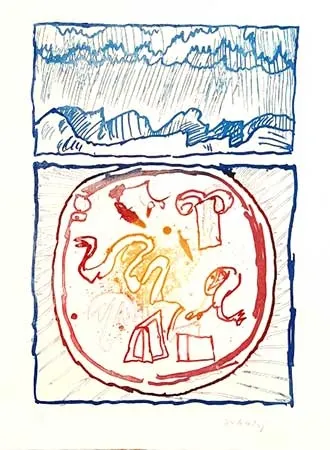 Grabado Alechinsky - Underground