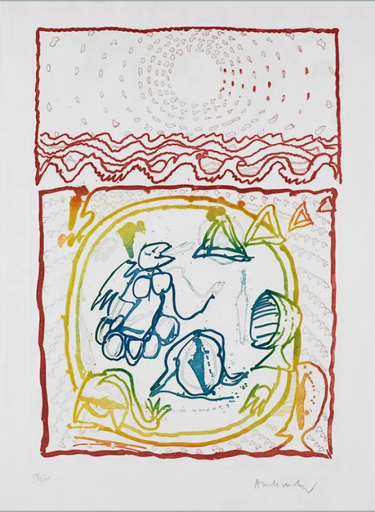 Aguafuerte Alechinsky - Undersea