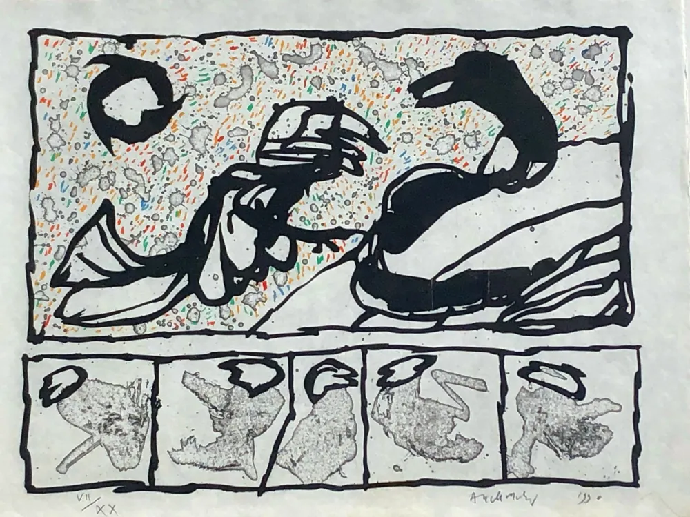 Grabado Alechinsky - Untitled