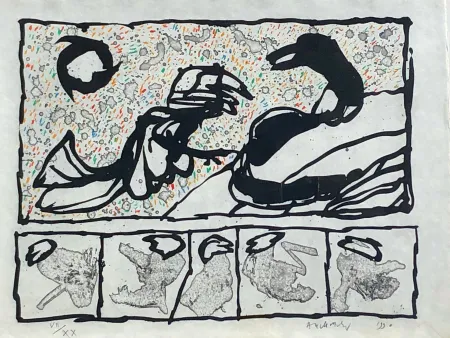 Grabado Alechinsky - Untitled