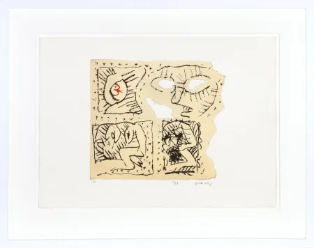 Aguatinta Alechinsky - Untitled