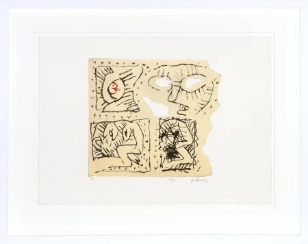 Aguatinta Alechinsky - Untitled