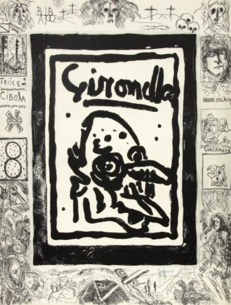 Litografía Alechinsky - Untitled