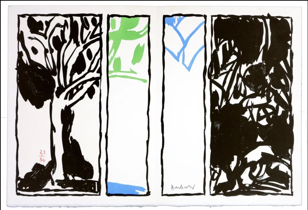 Litografía Alechinsky - Vaccillations