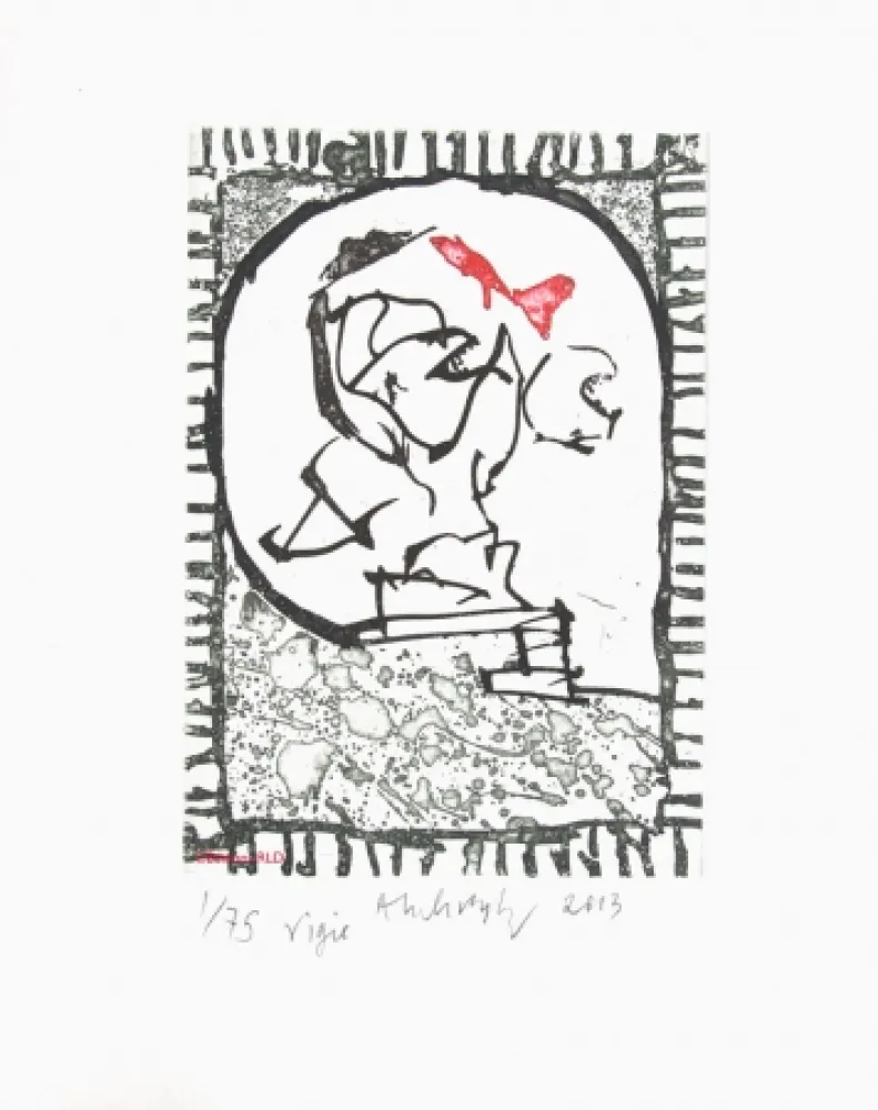 Aguafuerte Alechinsky - Vigie