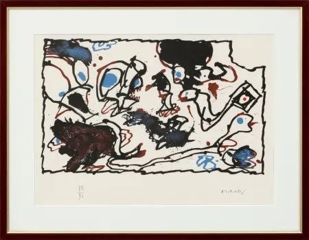 Litografía Alechinsky - Vivier