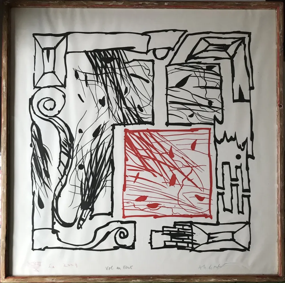 Aguafuerte Y Aguatinta Alechinsky - Vol au vent