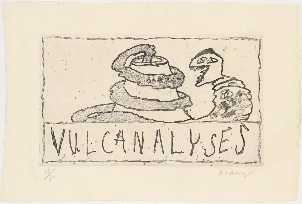 Aguafuerte Alechinsky - Vulcanalyses 01