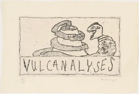 Aguafuerte Alechinsky - Vulcanalyses 01