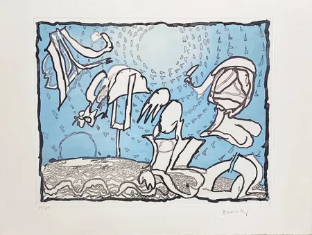 Grabado Alechinsky - Waterloo