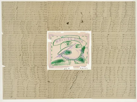 Litografía Alechinsky - Writing Book