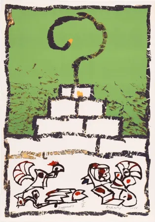 Litografía Alechinsky - Ziggourat I