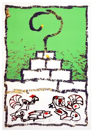 Litografía Alechinsky - Zyggourat I