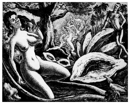 Grabado Alejandro - Adam and Eve