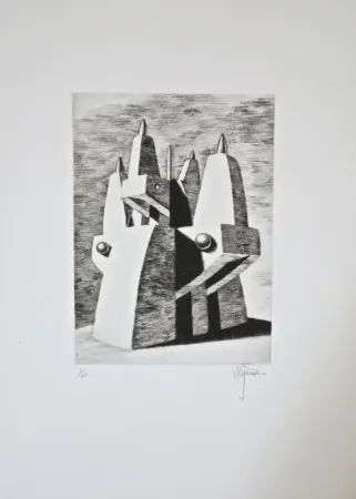 Grabado Alejandro - La Machina