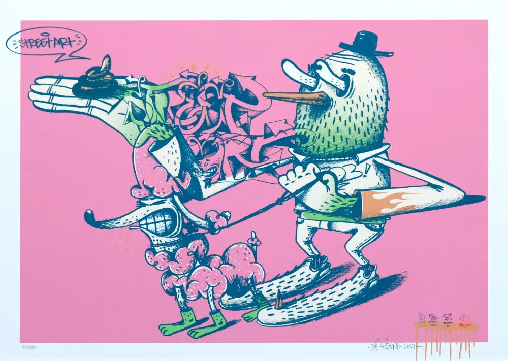 Serigrafía Alexone - Streetart