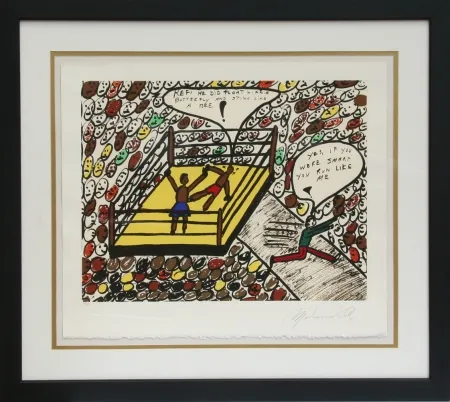 Serigrafía Ali - Sting Like a Bee