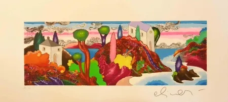 Serigrafía Alinari - Alla stessa ora ma in un cosmo analogo 