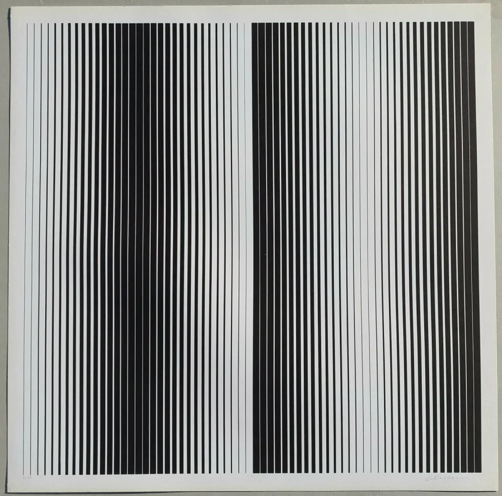 Serigrafía Alviani - Senza titolo