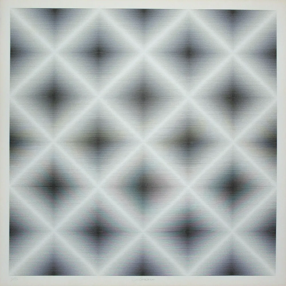 Serigrafía Alviani - Senza titolo