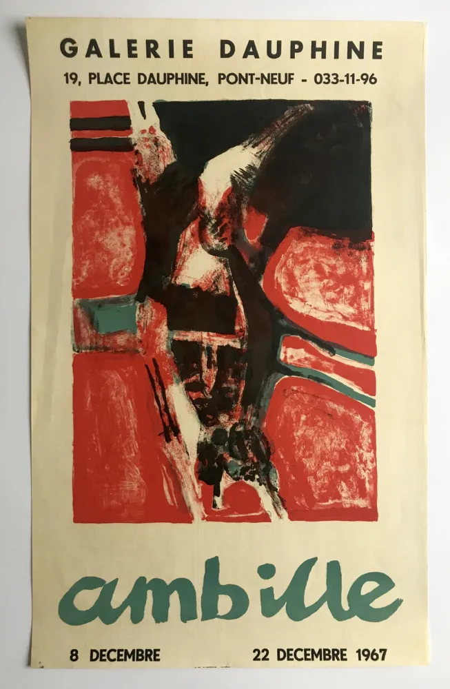 Cartel Ambille - Galerie Dauphine