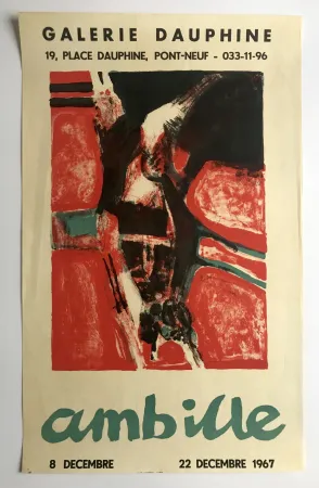 Cartel Ambille - Galerie Dauphine