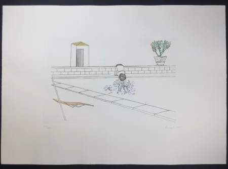 Aguafuerte Y Aguatinta Angeli - Untitled 