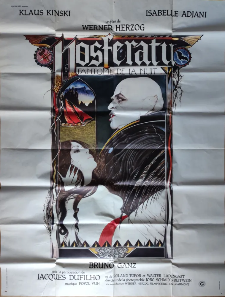 Cartel Anonyme - Klaus Kinski. Werner Herzog Nosferatu. 