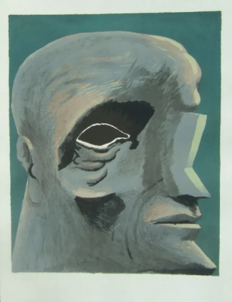 Litografía Antes - Omaggio a Michelangelo