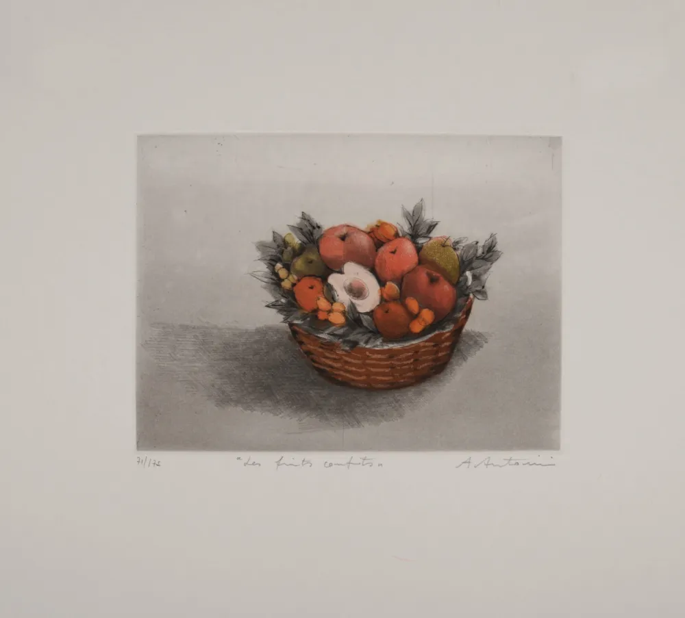 Aguatinta Antonini - Les fruits confits