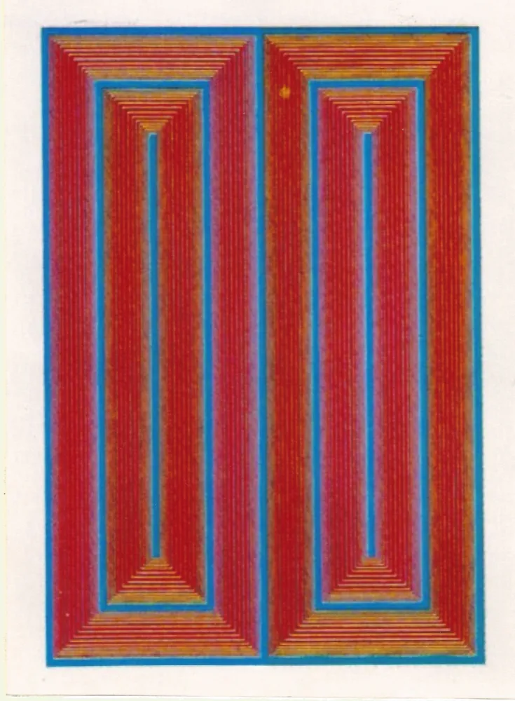 Serigrafía Anuszkiewicz - Untiltled