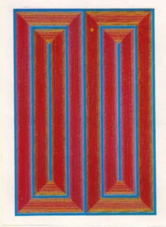 Serigrafía Anuszkiewicz - Untiltled