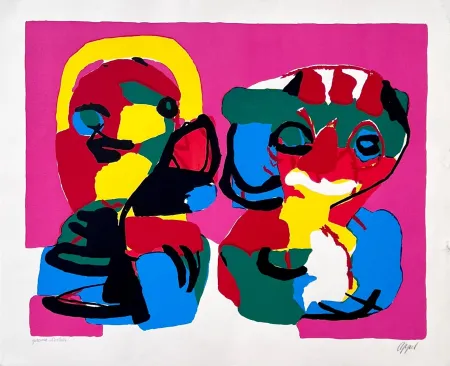 Litografía Appel - Au printemps 