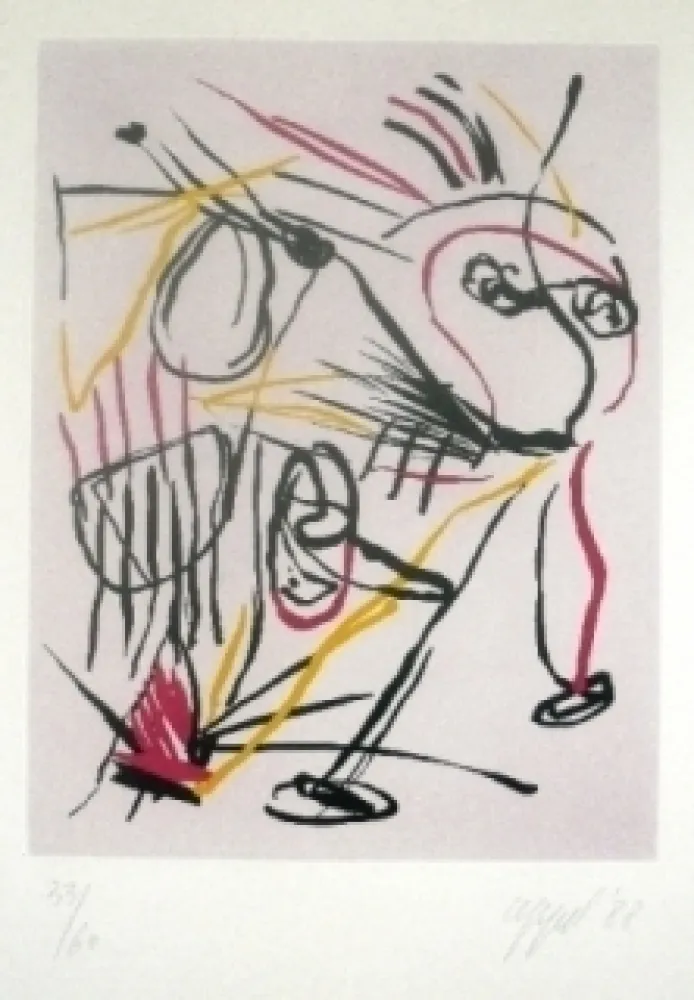 Aguafuerte Y Aguatinta Appel - Como el viento