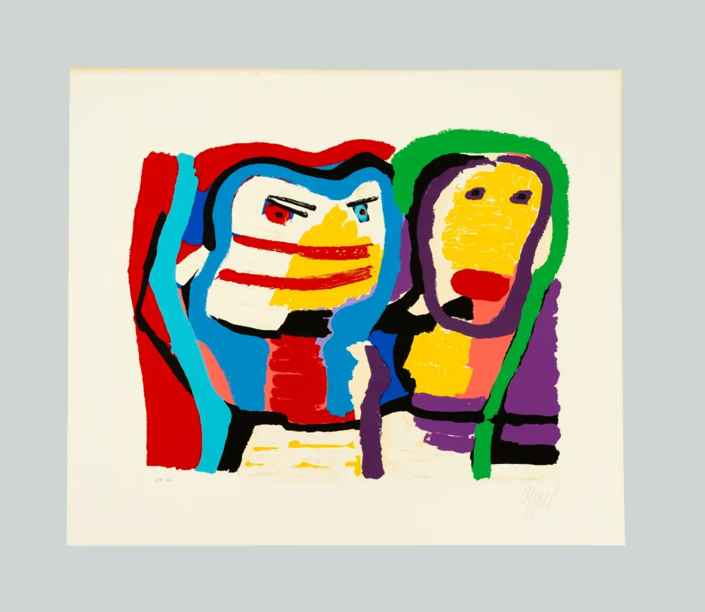 Serigrafía Appel - Composition