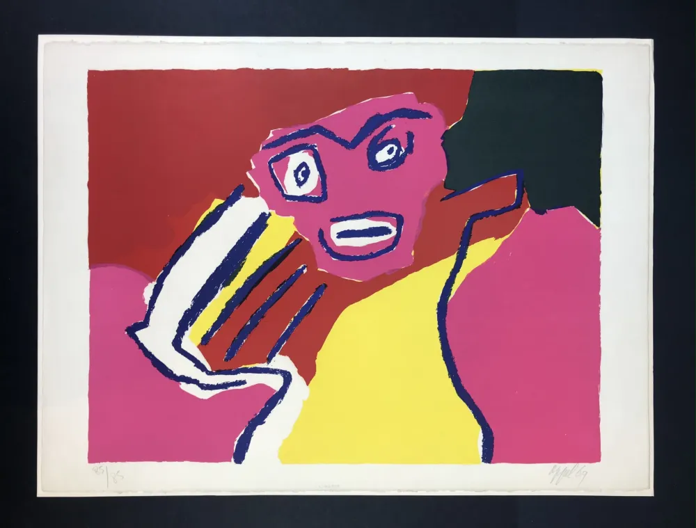 Litografía Appel - L'HOMME